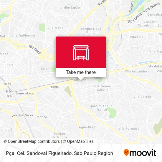 Pça. Cel. Sandoval Figueiredo map