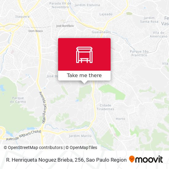 R. Henriqueta Noguez Brieba, 256 map