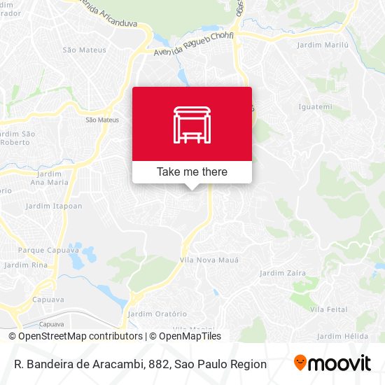 R. Bandeira de Aracambi, 882 map