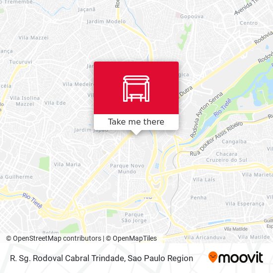 R. Sg. Rodoval Cabral Trindade map