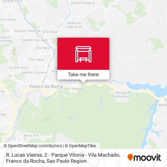 R. Lucas Vieiras, 2 - Parque Vitoria - Vila Machado, Franco da Rocha map