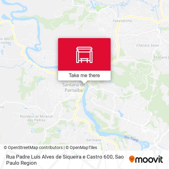 Rua Padre Luís Alves de Siqueira e Castro 600 map