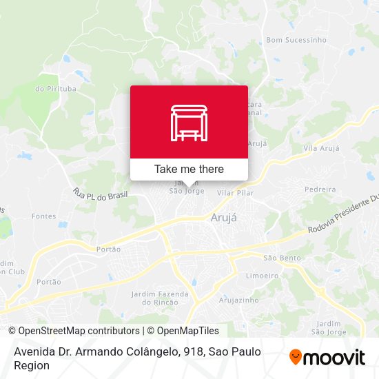 Avenida Dr. Armando Colângelo, 918 map