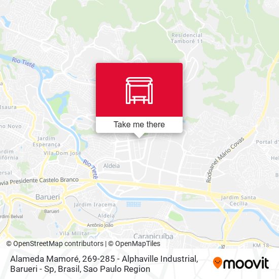 Alameda Mamoré, 269-285 - Alphaville Industrial, Barueri - Sp, Brasil map