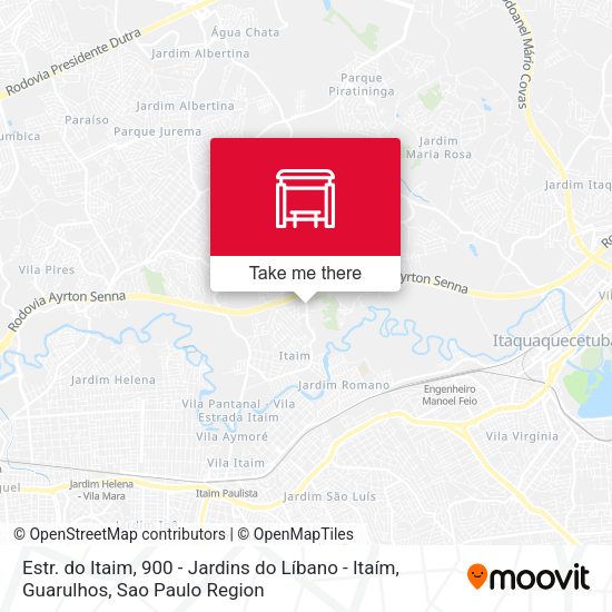 Estr. do Itaim, 900 - Jardins do Líbano - Itaím, Guarulhos map