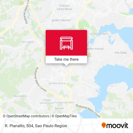 R. Planalto, 504 map