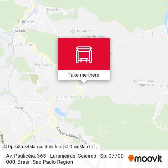 Av. Paulicéia, 363 - Laranjeiras, Caieiras - Sp, 07700-000, Brasil map