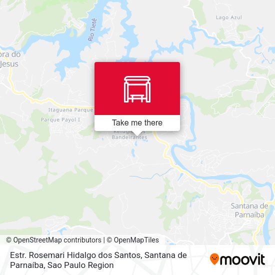 Estr. Rosemari Hidalgo dos Santos, Santana de Parnaíba map