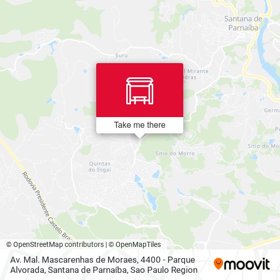 Av. Mal. Mascarenhas de Moraes, 4400 - Parque Alvorada, Santana de Parnaíba map