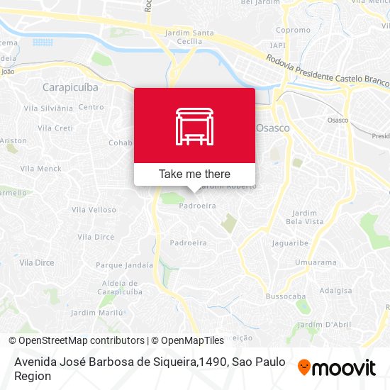 Avenida José Barbosa de Siqueira,1490 map