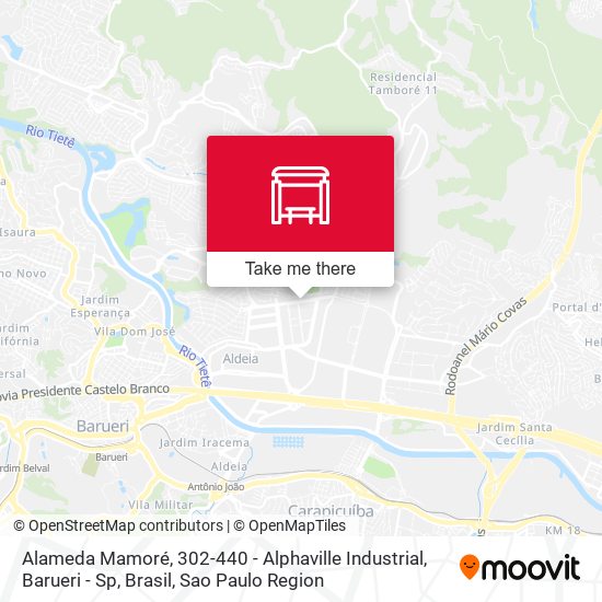 Alameda Mamoré, 302-440 - Alphaville Industrial, Barueri - Sp, Brasil map