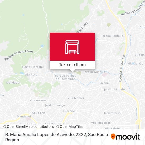 R. Maria Amalia Lopes de Azevedo, 2322 map