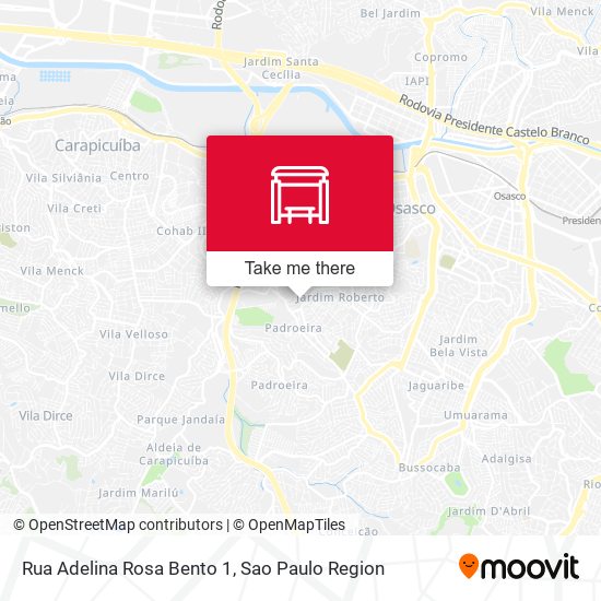 Rua Adelina Rosa Bento 1 map