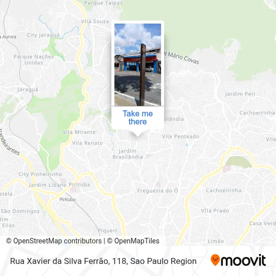Rua Xavier da Silva Ferrão, 118 map