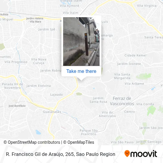 R. Francisco Gil de Araújo, 265 map