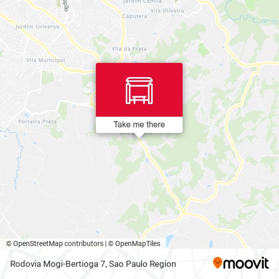 Rodovia Mogi-Bertioga 7 map