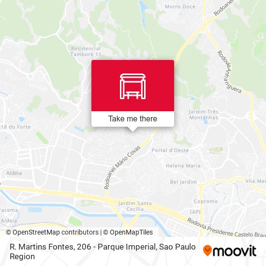 R. Martins Fontes, 206 - Parque Imperial map