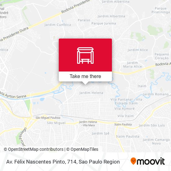 Av. Félix Nascentes Pinto, 714 map