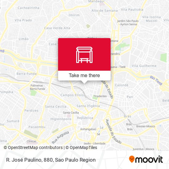R. José Paulino, 880 map
