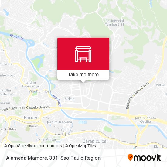 Alameda Mamoré, 301 map