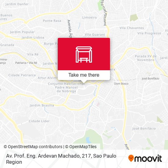 Av. Prof. Eng. Ardevan Machado, 217 map
