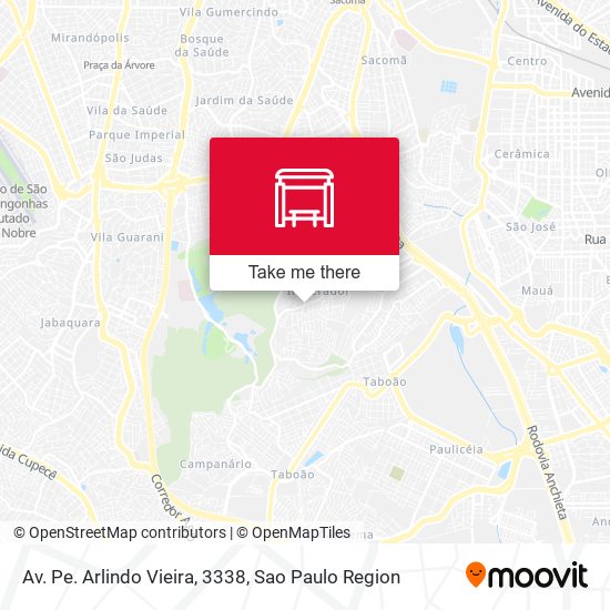 Av. Pe. Arlindo Vieira, 3338 map