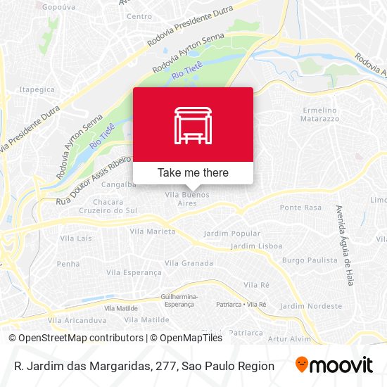 R. Jardim das Margaridas, 277 map