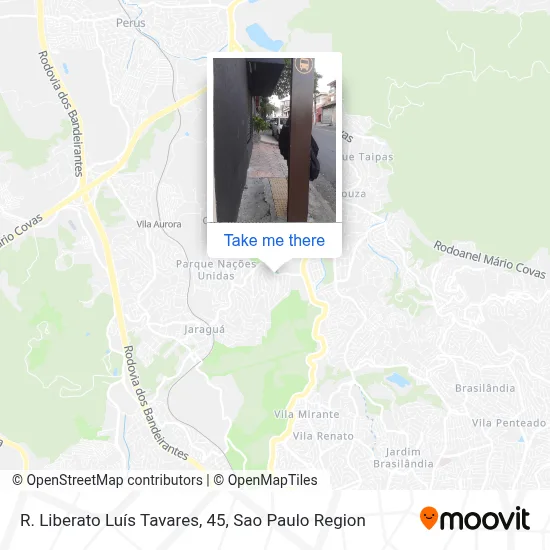 R. Liberato Luís Tavares, 45 map