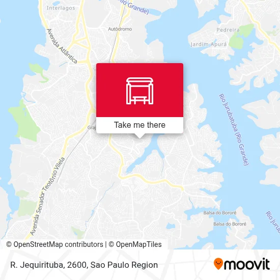 R. Jequirituba, 2600 map