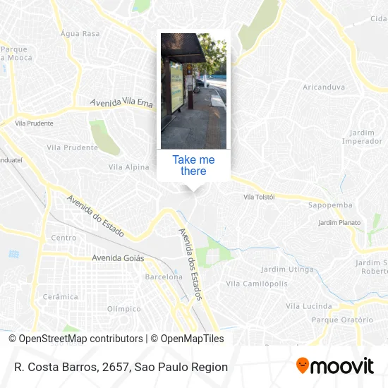 R. Costa Barros, 2657 map