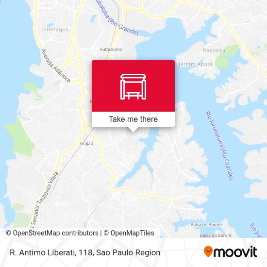 R. Antimo Liberati, 118 map