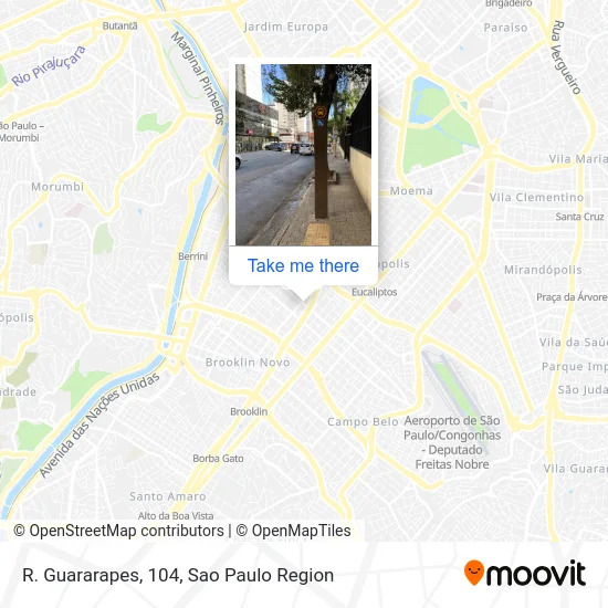 R. Guararapes, 104 map