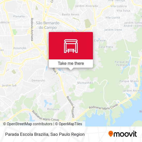Parada Escola Brazilia map