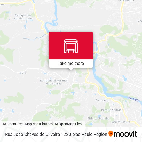 Rua João Chaves de Oliveira 1220 map
