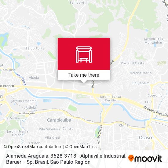 Alameda Araguaia, 3628-3718 - Alphaville Industrial, Barueri - Sp, Brasil map