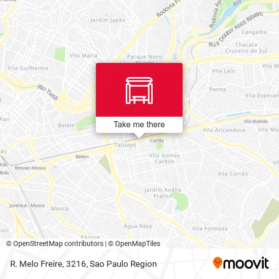 R. Melo Freire, 3216 map