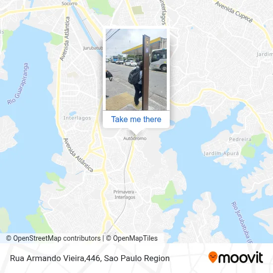 Rua Armando Vieira,446 map