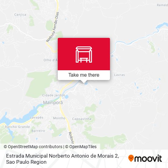 Estrada Municipal Norberto Antonio de Morais 2 map