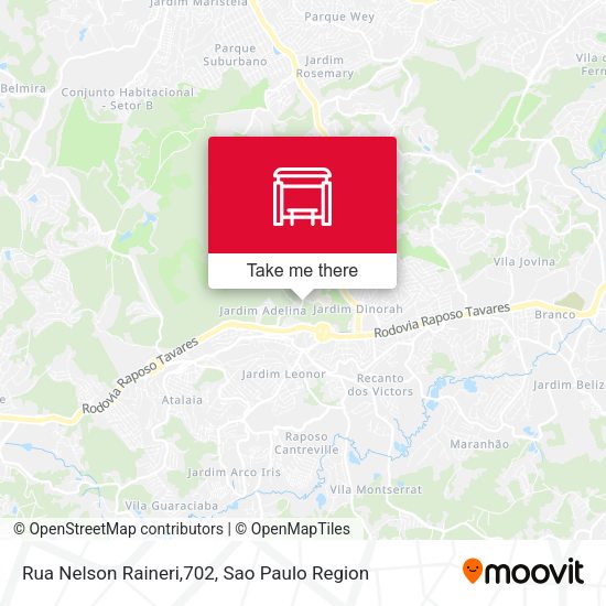 Rua Nelson Raineri,702 map