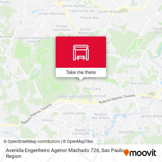 Avenida Engenheiro Agenor Machado 726 map