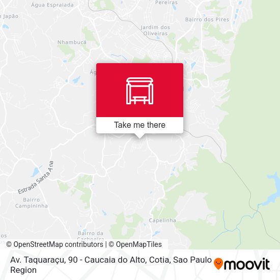 Av. Taquaraçu, 90 - Caucaia do Alto, Cotia map