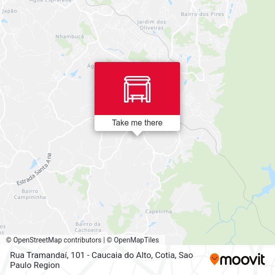 Rua Tramandaí, 101 - Caucaia do Alto, Cotia map