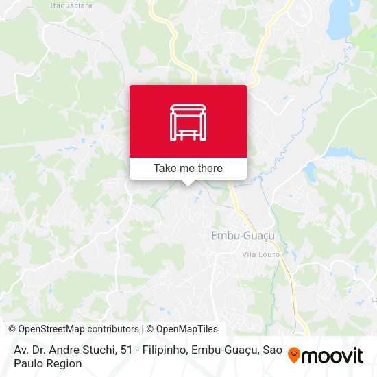 Av. Dr. Andre Stuchi, 51 - Filipinho, Embu-Guaçu map