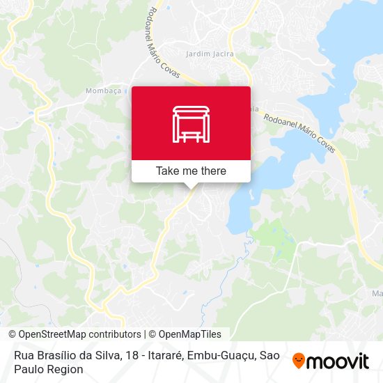Rua Brasílio da Silva, 18 - Itararé, Embu-Guaçu map