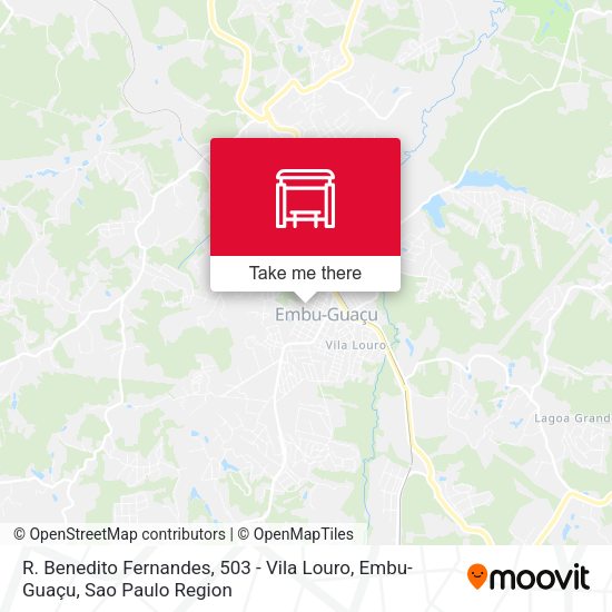 R. Benedito Fernandes, 503 - Vila Louro, Embu-Guaçu map