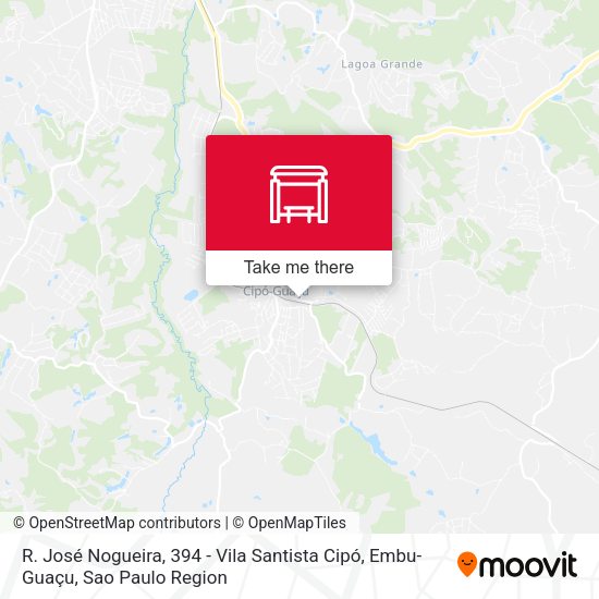 R. José Nogueira, 394 - Vila Santista Cipó, Embu-Guaçu map