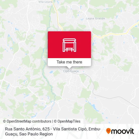 Rua Santo Antônio, 625 - Vila Santista Cipó, Embu-Guaçu map
