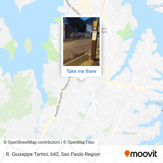 R. Giuseppe Tartini, 642 map