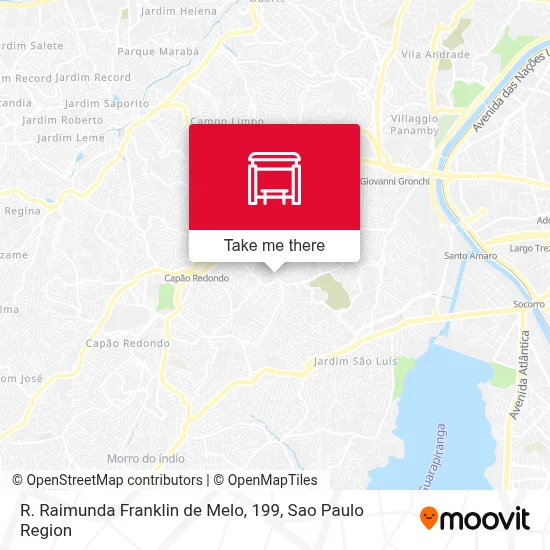 R. Raimunda Franklin de Melo, 199 map