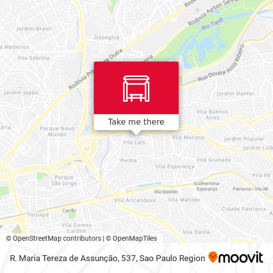 R. Maria Tereza de Assunção, 537 map